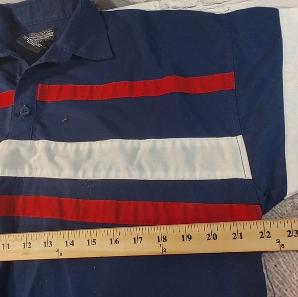 Members Only Vintage 80's Pullover Striped Retro Shirt M - Picture 4 of 11